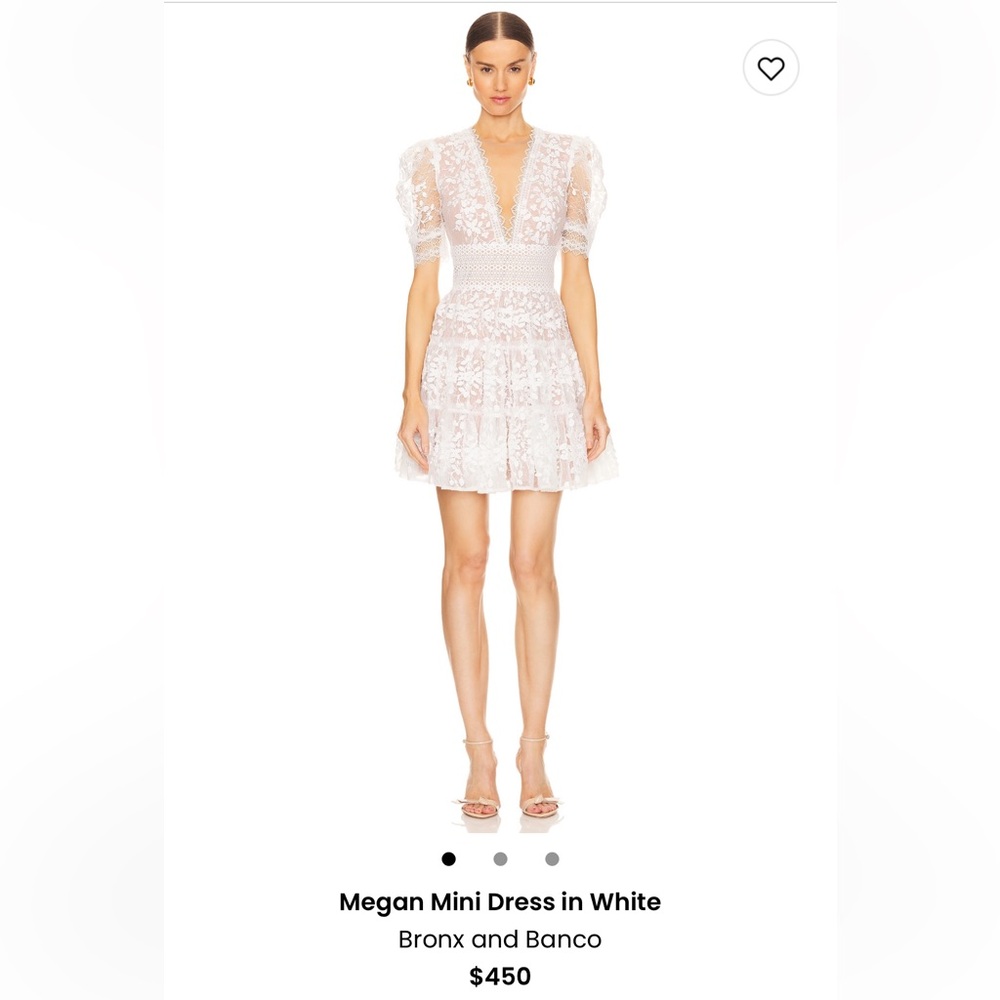 STUNNING REVOLVE X BRONX & BANCO White Mini Dress!!
